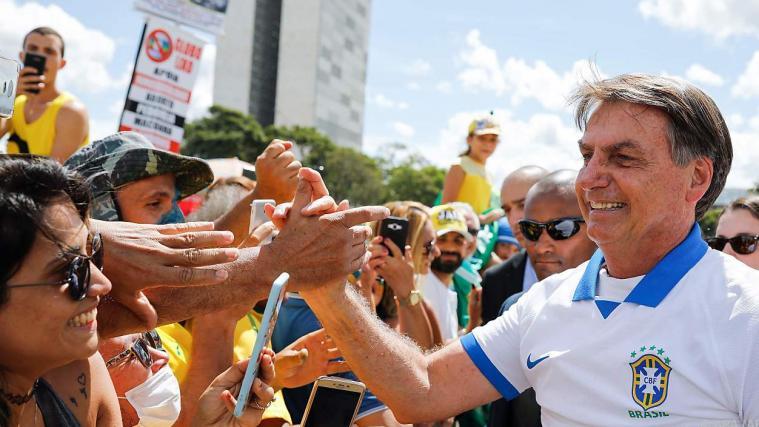 Brasiliens Präsident ist gerne unter Leuten.