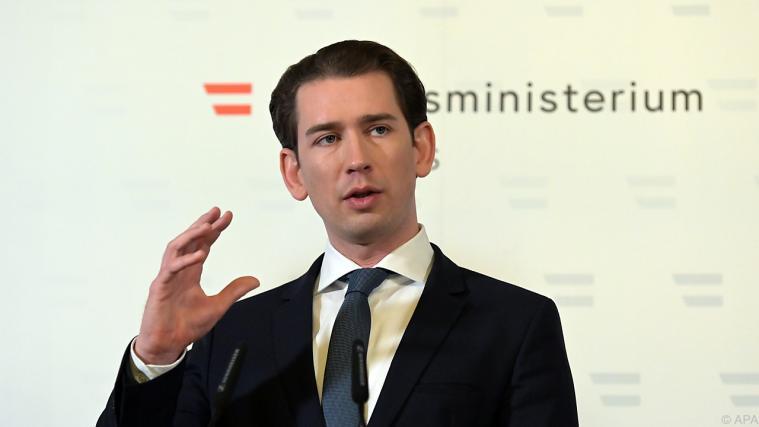 Bundeskanzler Kurz (ÖVP) bittet um Verständnis für weitere Maßnahmen.