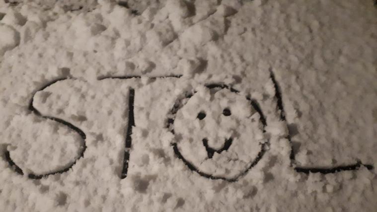 Danke für das „STOL“-le Schneefoto aus Kaltern.