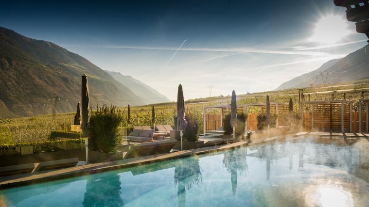 Das familiäre 5-Sterne-Hotel Paradies in Latsch gilt als eine der absoluten Top-Adressen im Vinschgau.