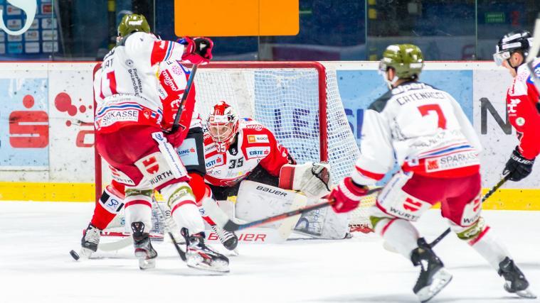 Der HC Bozen langte gegen Znojmo wieder 4 Mal zu.