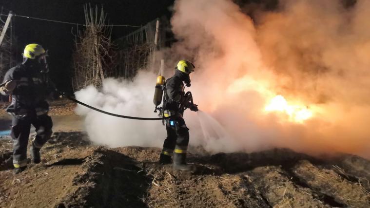 Die Lananer Feuerwehr war schnell zur Stelle.