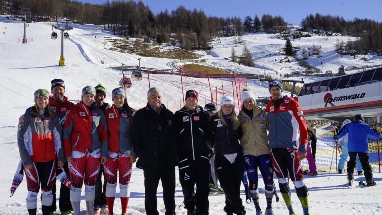 Die ÖSV-Damen schlagen öfters ihre Trainingszelte im Sarntal auf.