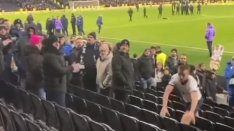 Eric Dier geriet mit einem Fan aneinander