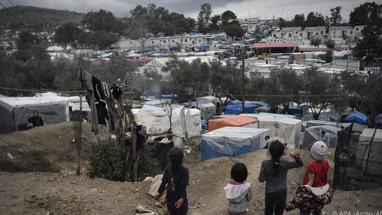 Im Flüchtlingscamp von Moria leben rund 19.000 Menschen.