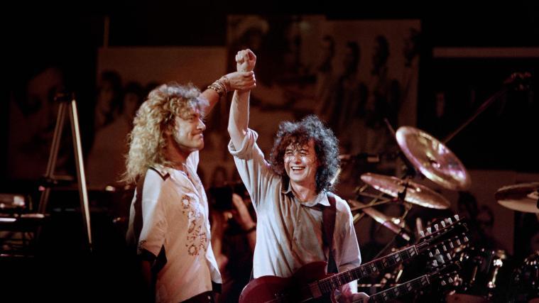 Robert Plant und Jimmy Page.