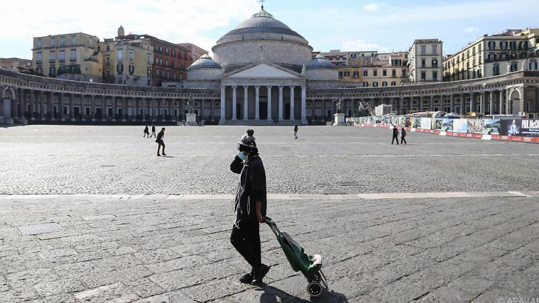 Städte in Italien wirken wie ausgestorben.