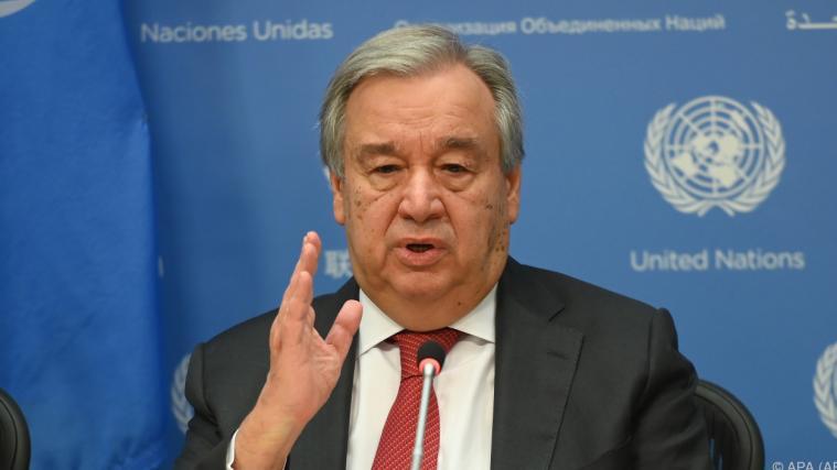 UNO-Generalsekretär Antonio Guterres fordert wirtschaftlich „einen Plan wie zu Kriegszeiten“.
