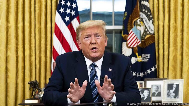 US-Präsident Donald Trump verkündete einen 30-Tage Einreisestopp aus Europa.