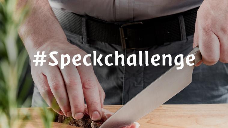 Alles angerichtet für die Speckchallenge.