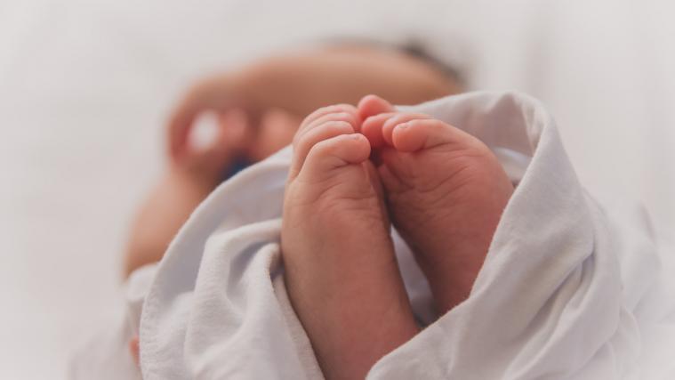 Das Baby wurde negativ auf das Coronavirus getestet.