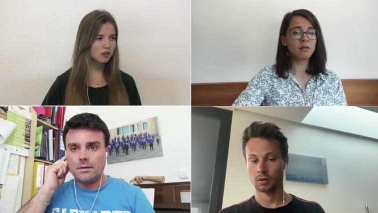 Die Grödner Gesangsgruppe „Voxacord“ hat ein virtuelles Konzert gegeben.