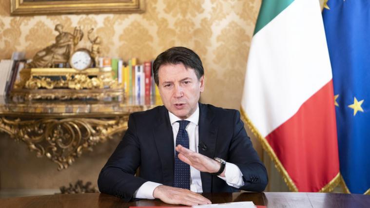 Die strengen Maßnahmen bleiben bis zum 13. April aufrecht. Im Bild: Giuseppe Conte
