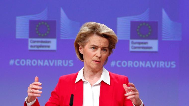 EU-Kommissionspräsidentin Ursula von der Leyen am Donnerstag in Brüssel.