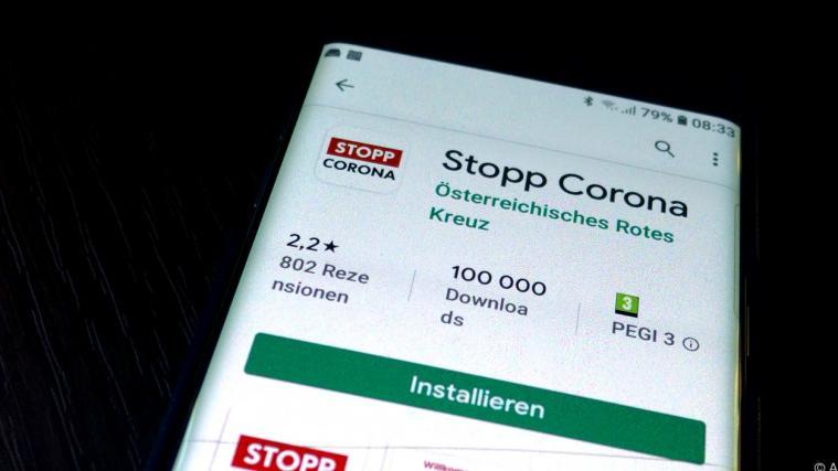 In Österreich gibt es derzeit die "Stopp Corona"-App.