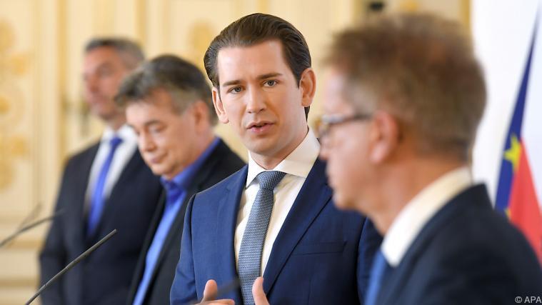 Kanzler Kurz mahnt zur Einhaltung der Vorsichtsmaßnahmen.