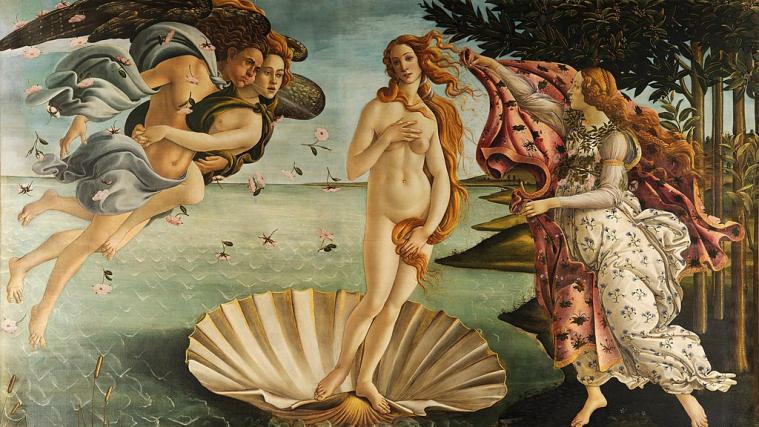 Sandro Botticellis „Geburt der Venus“ ist wohl eines der berühmtesten Bilder der Sammlung der Uffizien.