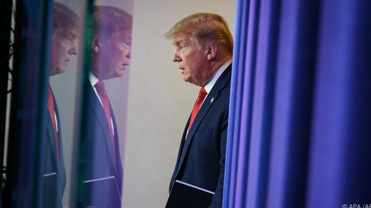 Trump spekulierte erneut über dir Ausbreitung des Coronavirus.