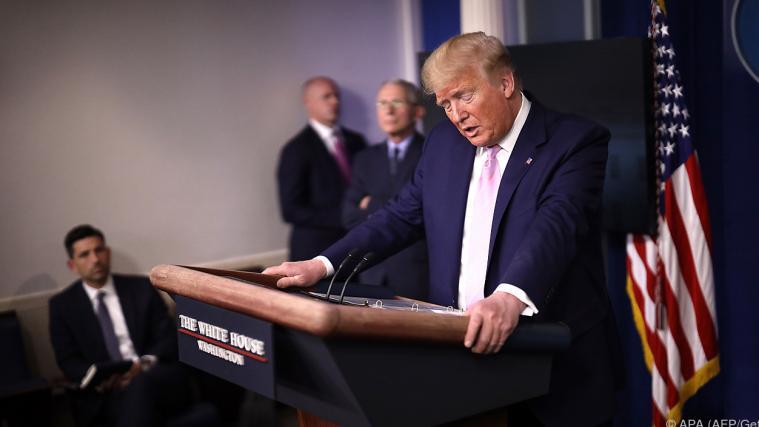 US-Präsident Trump im Weißen Haus.