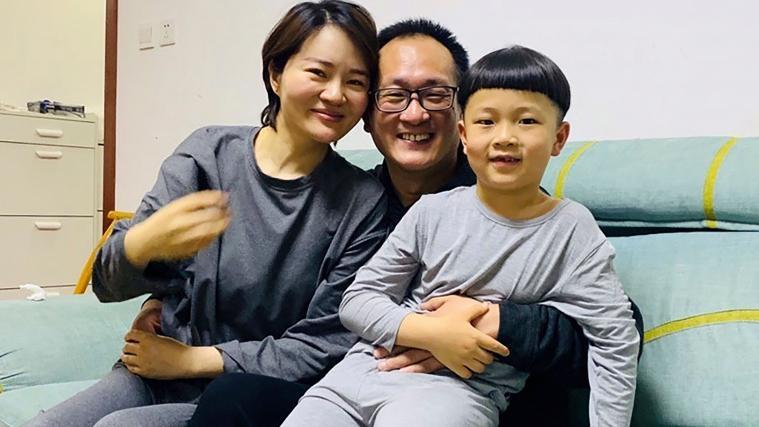 Wiedersehen nach 5 Jahren: Anwalt Wang Quanzhang mit Frau und Sohn.