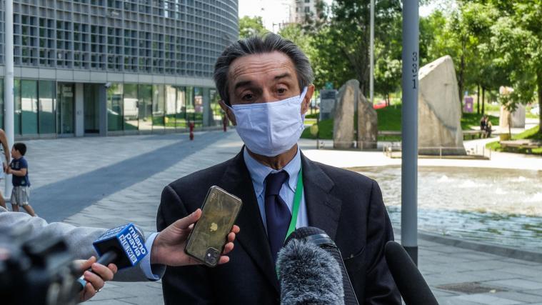 Attilio Fontana, der Präsident der Region Lombardei, hat Morddrohungen erhalten.