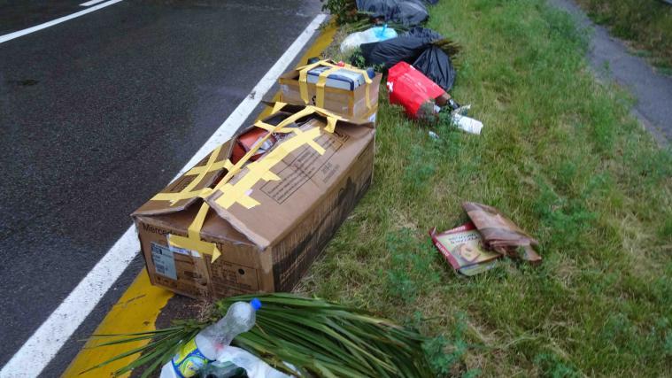 Auch in Moritzing waren am Wochenende illegale Müllablagerungen gefunden worden.