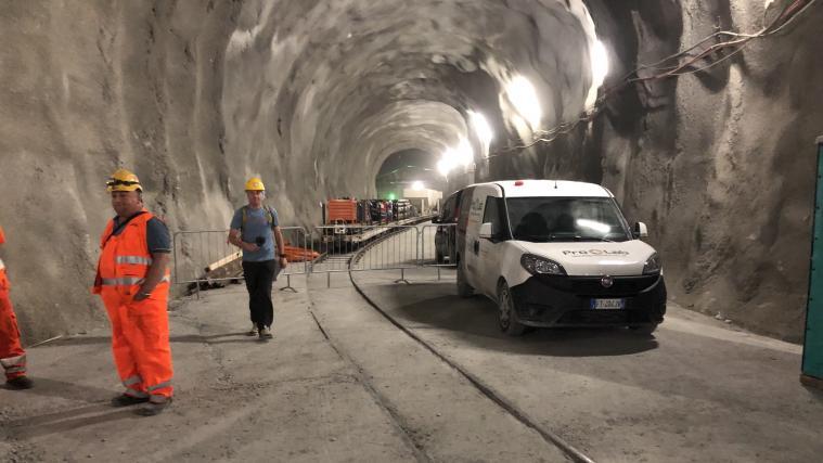 Baustelle Brennerbasistunnel.