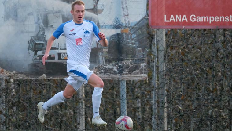 Ivan Angerer, Außenverteidiger von Brixen.