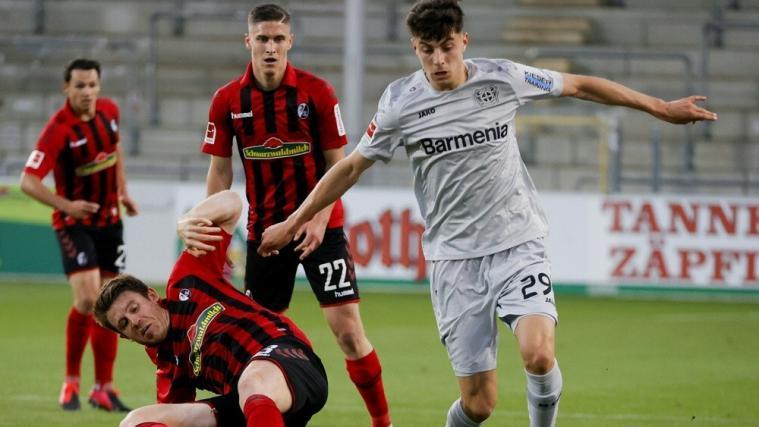 Kai Havertz erzielt den Siegtreffer für Leverkusen