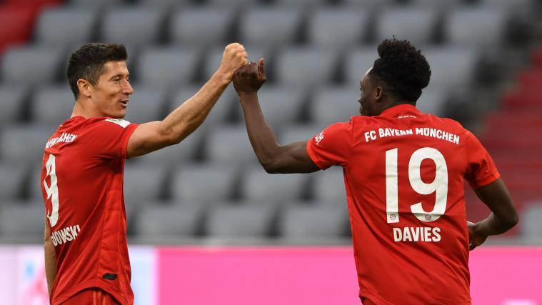 Lewandowski und Davies steuern dem Meistertitel entgegen.