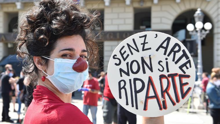 Mit vereinten Kräften wurde am Samstag in mehreren italienischen Städten zugunsten der Kultur demonstriert.