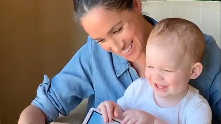 Queen-Urenkel mit Mutter Meghan.