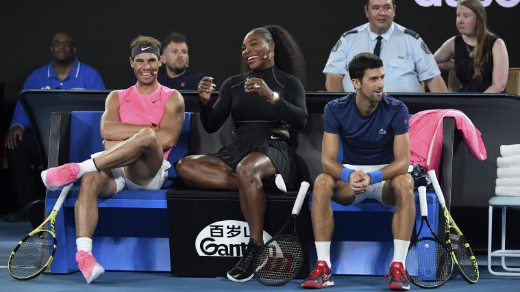 Rafael Nadal, Serena Williams und Novak Djokovic könnten schon bald für einen Verband spielen.