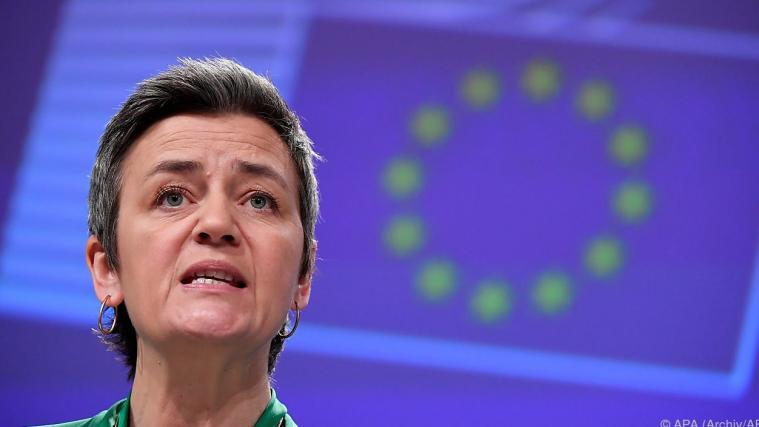 Vestager will ausreichende Entlohnung der Steuerzahler sicherstellen.