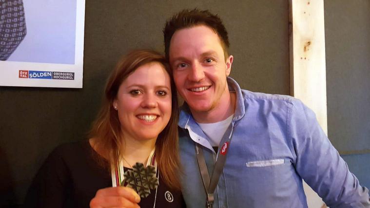 Viktoria Rebensburg gewann 2018 WM-Silber im Riesenslalom, Christoph Kienzl war bereits damals dabei.