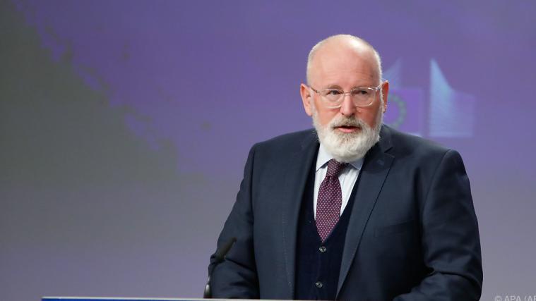 Vizepräsident Frans Timmermans ist nur für einen nachhaltigen Aufbau.
