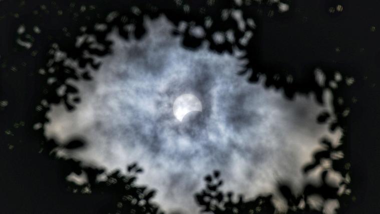 Die teilweise Verdeckung der Sonne durch den Mond war seit den frühen Morgenstunden in Afrika und Asien zu beobachten.