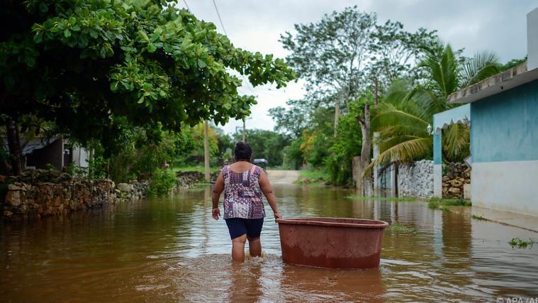 Die Überschwemmungen auf der mexikanischen Halbinsel Yucatan hat viele Tote gefordert.