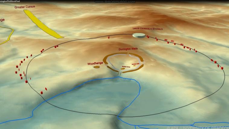 Ein riesiges prähistorisches Monument haben britische und österreichische Archäologen in der Nähe von Stonehenge entdeckt.
