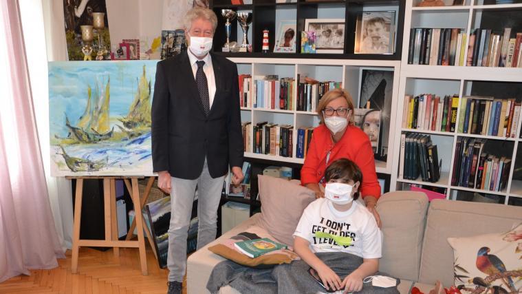 Für den 12-jährigen Lorenzo ging ein Wunsch in Erfüllung.