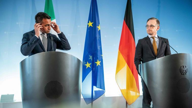 Luigi di Maio und Heiko Maas am Freitag in Berlin.