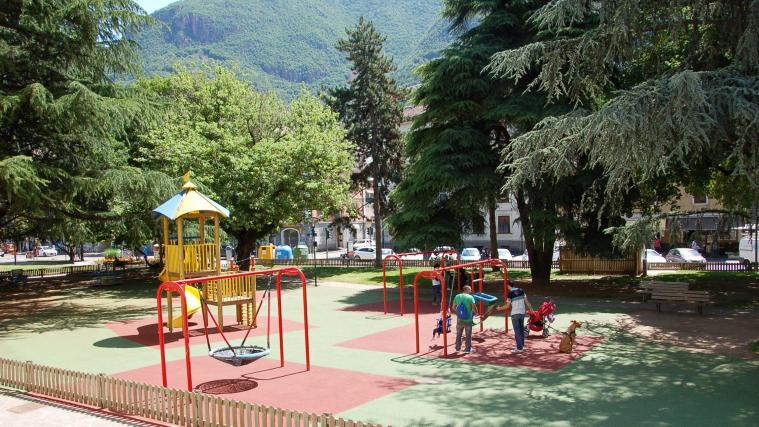 Spielplatz in Bozen.