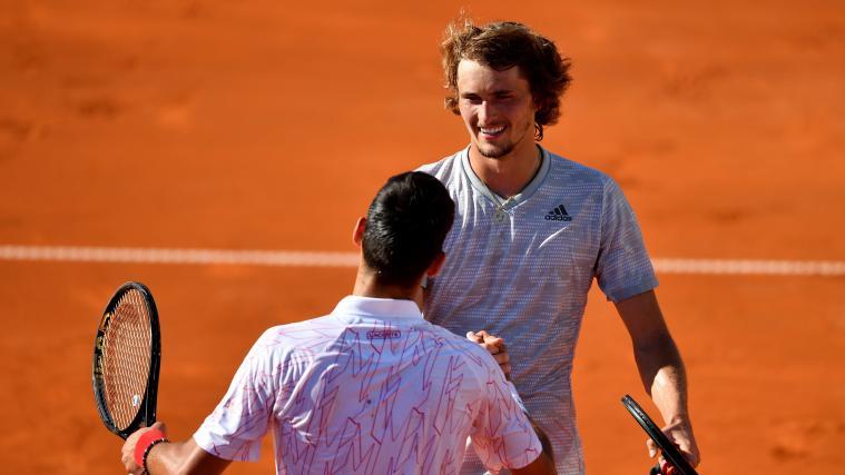 Standen sich am Sonntag in Belgrad gegenüber: Alexander Zverev (re.) und Novak Djokovic