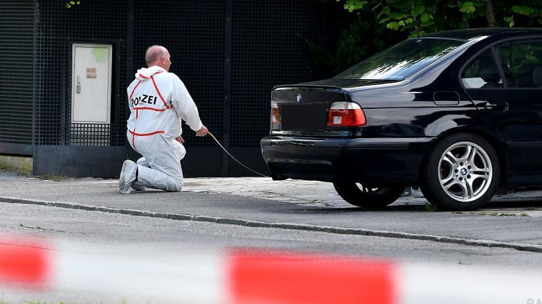 Tatortsicherung durch die Polizei.