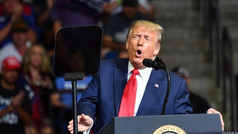 Trump begrüßte seine Unterstützer als "Krieger".