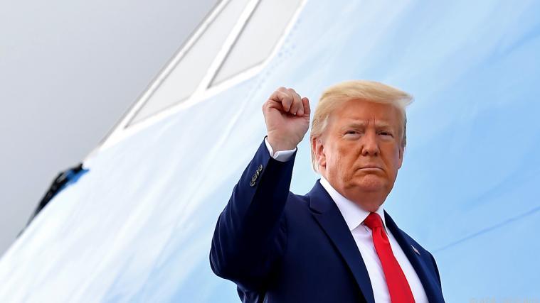 Trump hat sich zu der Polizeigewalt in den USA geäußert.