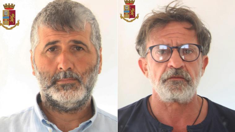 von links: Giuseppe Calcagno und Marco Manzo wurden am Samstag verhaftet.