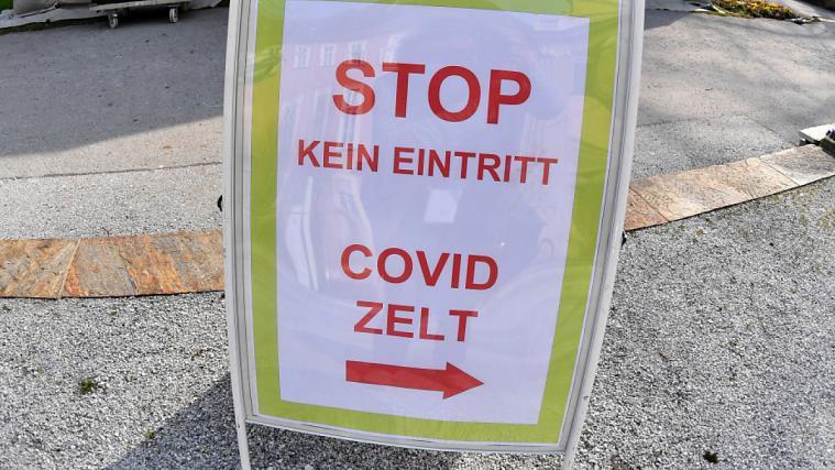 Covid-19-Spital in Salzburg.