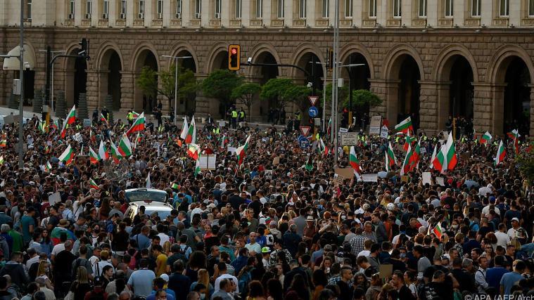 Demonstranten werden der Regierung unter anderem Korruption vor.