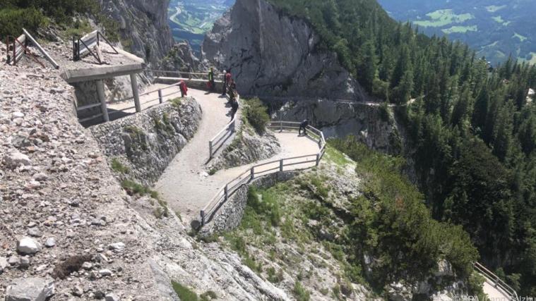 Der Eingangsbereich zur Eisriesenwelt im Tennengebirge.